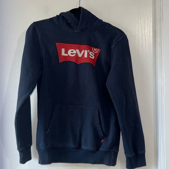 Levi's Other - Levi’s Boys Pullover Hoodie, size 14/16 Navy/Red